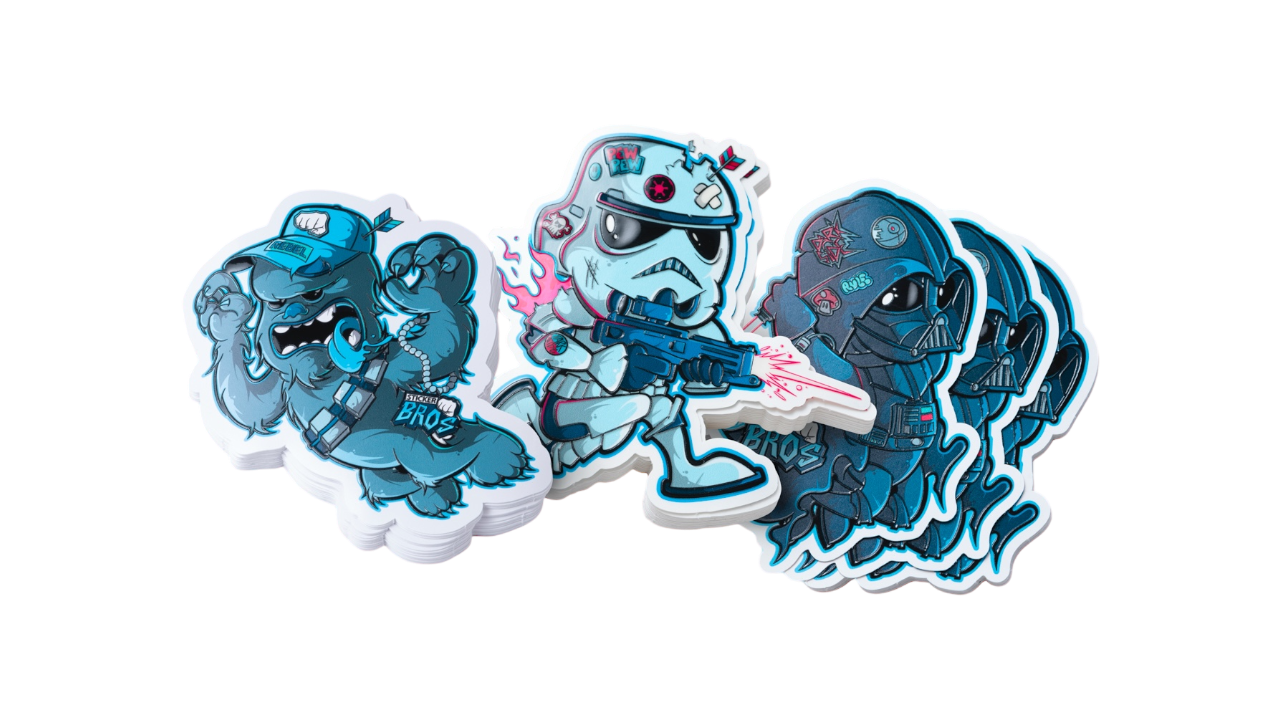 Embossed Stickers