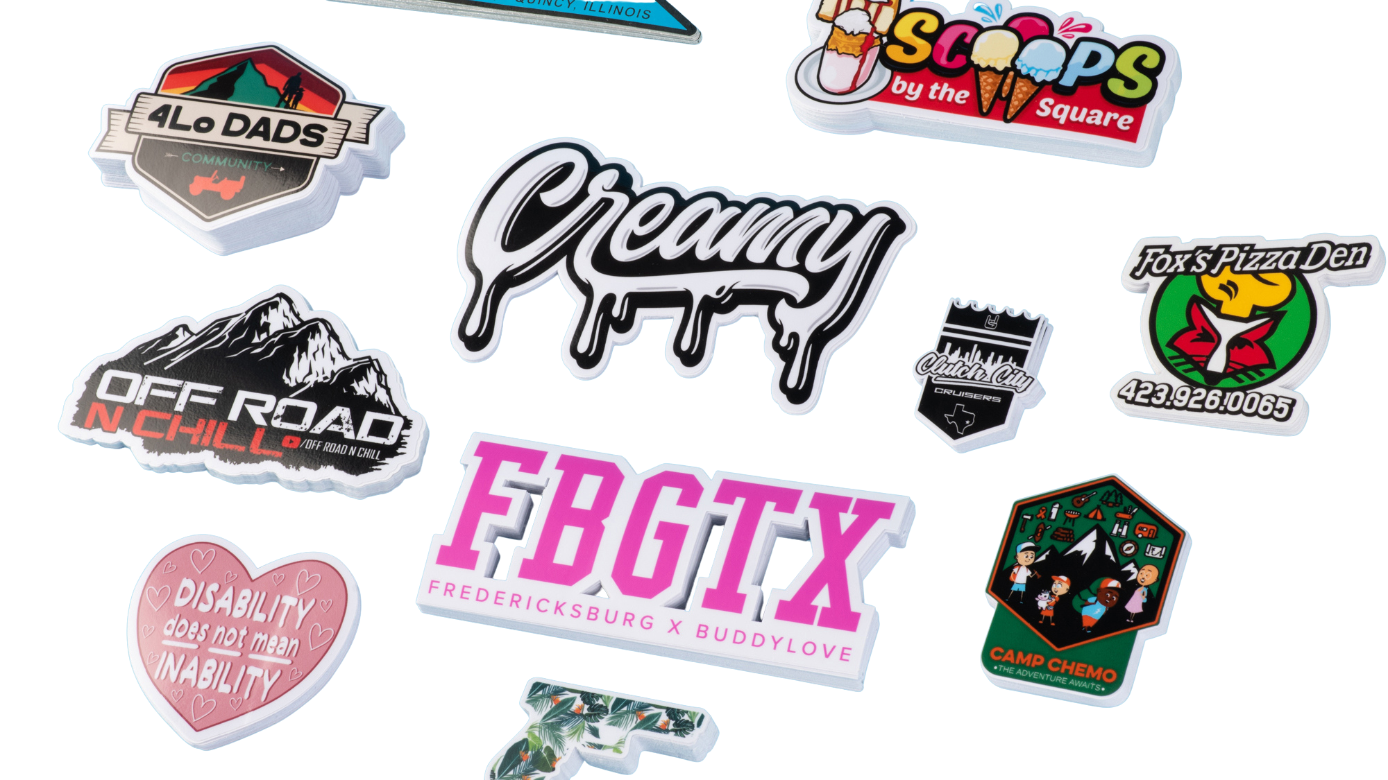 15 Custom Sticker Samples