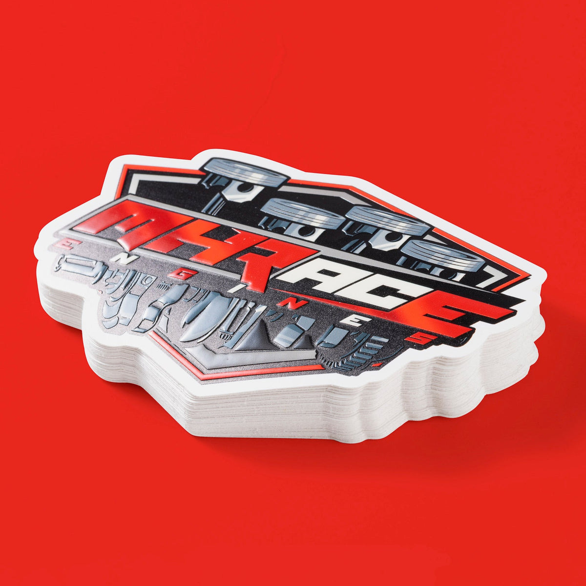 Embedded Sticker Custom Embossed Stickers | StickerBros – StickerBros