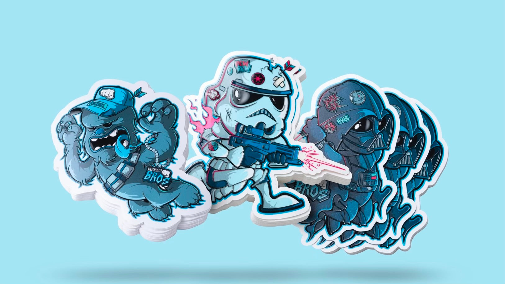 Custom Embossed Stickers | StickerBros