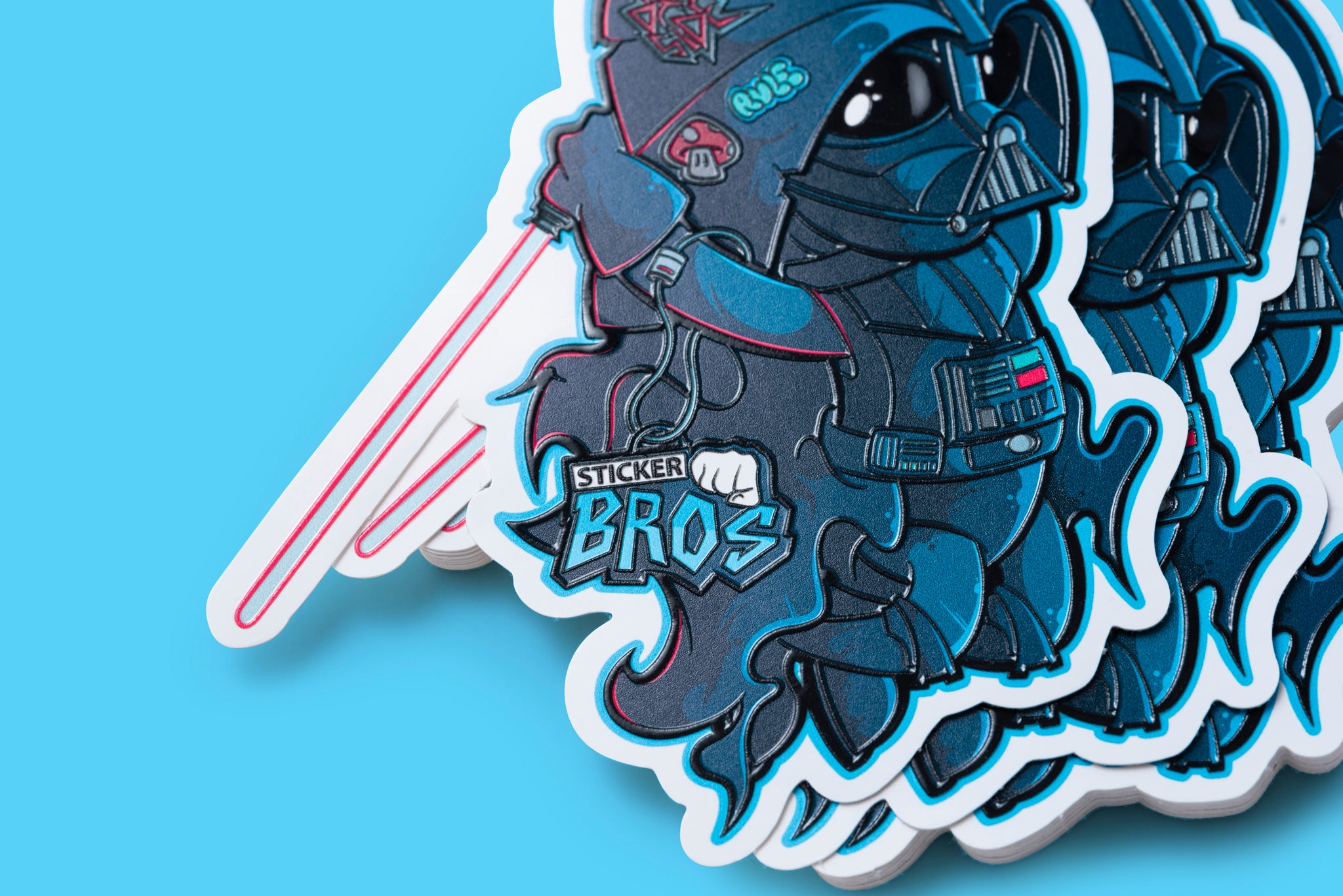 Custom Embossed Stickers | StickerBros
