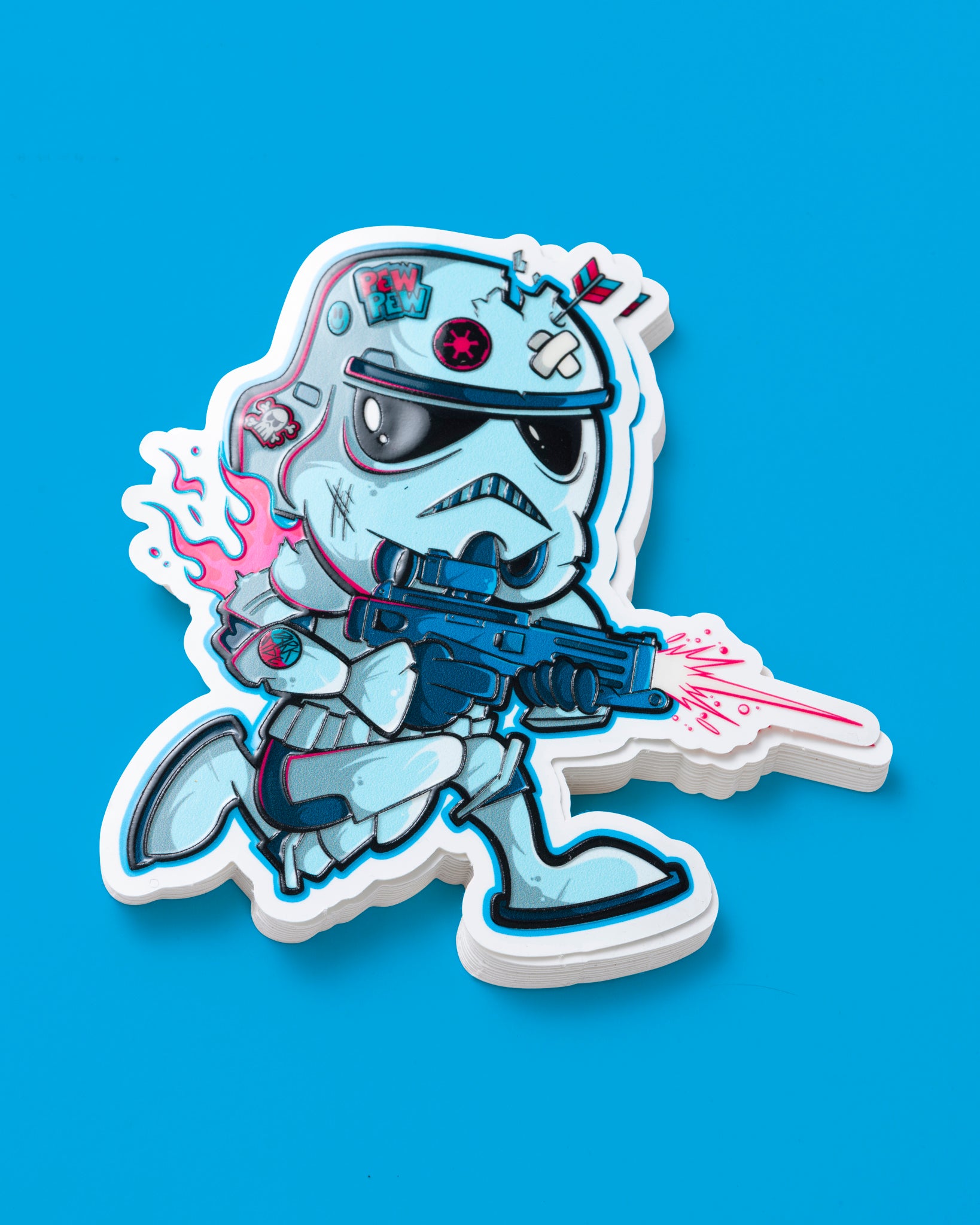 Custom Embossed Stickers | StickerBros