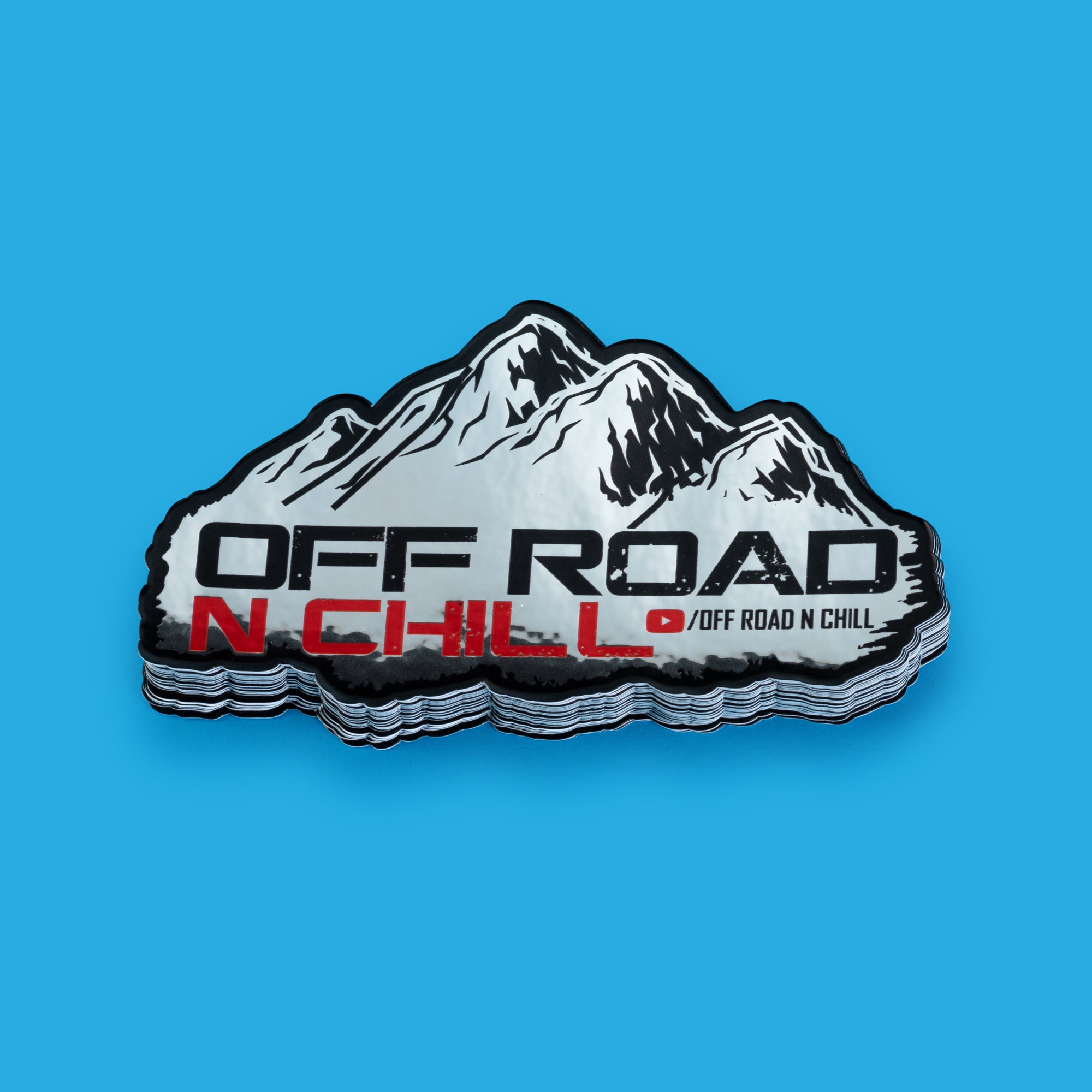 Custom Gloss Chrome Vinyl Material Stickers | StickerBros