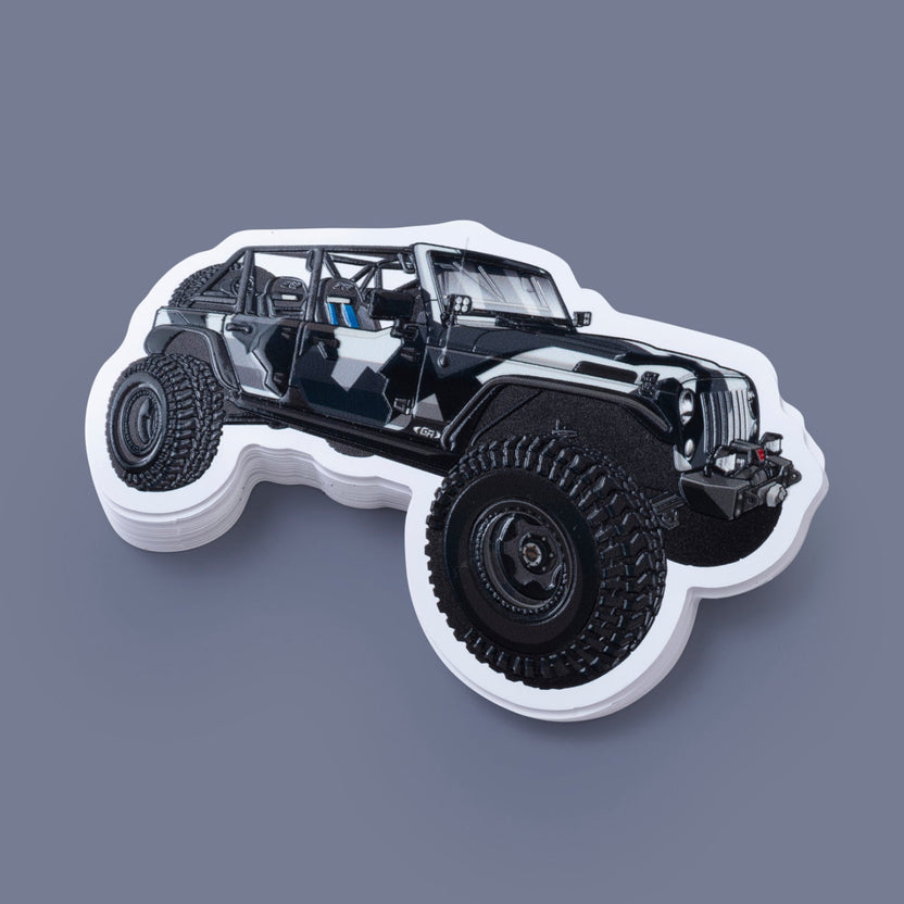 Embedded Sticker Custom Embossed Stickers | StickerBros – StickerBros