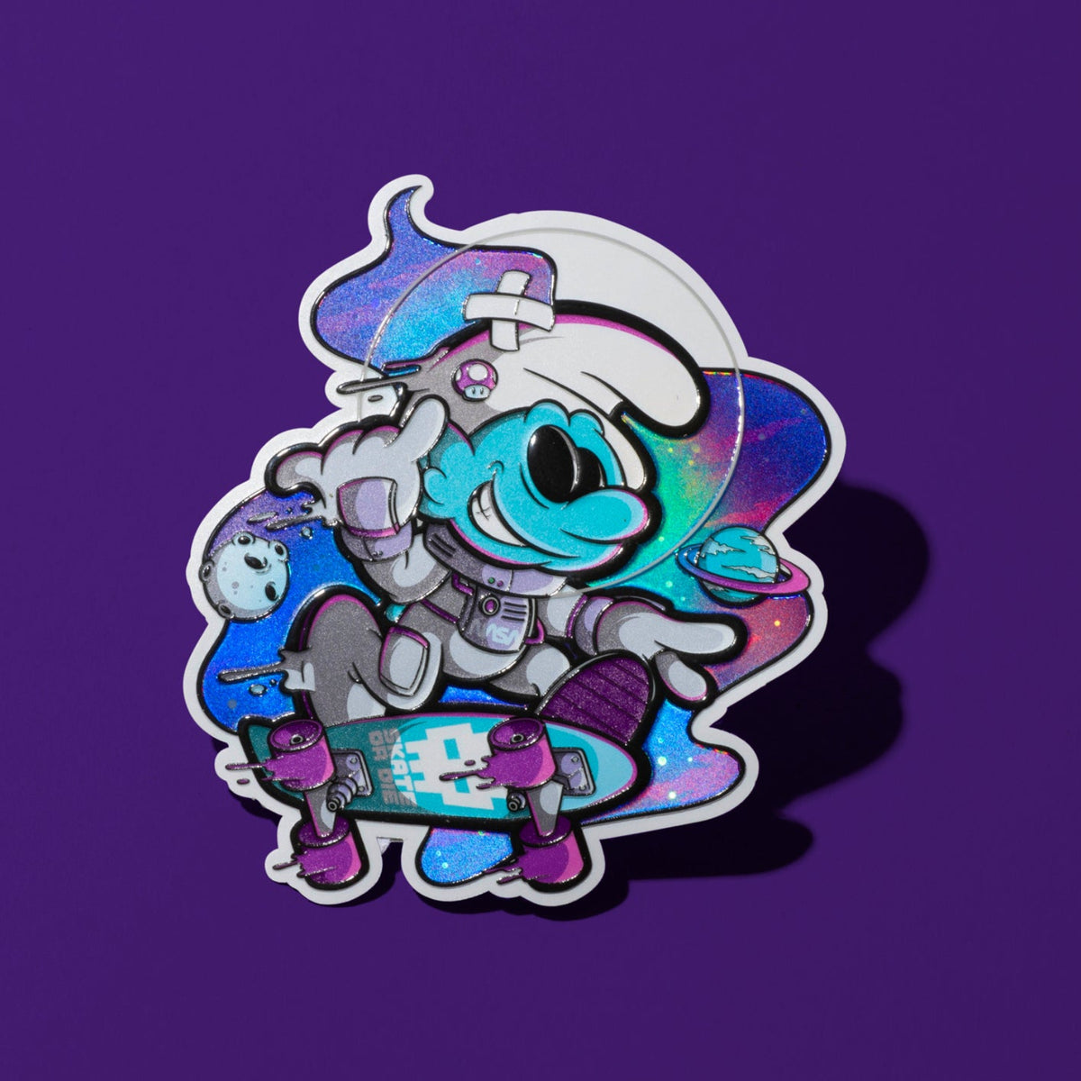 Embedded Sticker Custom Embossed Stickers | StickerBros – StickerBros
